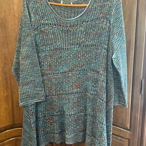 Multicolor Knit Women's Top